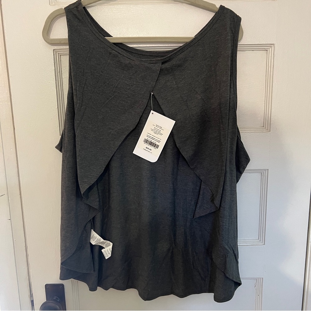 NWT Fabletics Open Back Tank Top